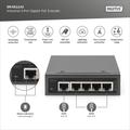 Digitus - Extender Industriale 5 Porte Gigabit Poe