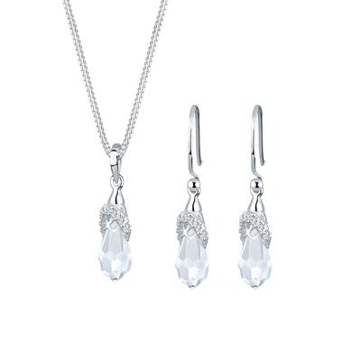 Elli - Kristalle 925 Silber Schmuck-Set 1 ct Damen