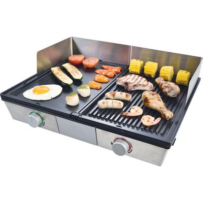 Tischgrill SOLIS OF SWITZERLAND "Deli Grill (Typ 7951)", silber, B:49,5cm H:18cm T:40,5cm, Kontaktgrill_Standgrill_Tisch