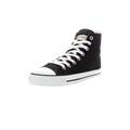 Sneaker ETHLETIC "White Cap Hi Cut", Gr. 47, schwarz-weiß (jet schwarz, just weiß), Obermaterial: 100% Baumwolle; Futter: 100% Baumwolle; Decksohle: 100% Baumwolle; Sohle: 100% Naturkautschuk, Schuhe Canvassneaker Sneaker high Sneakerboots,...