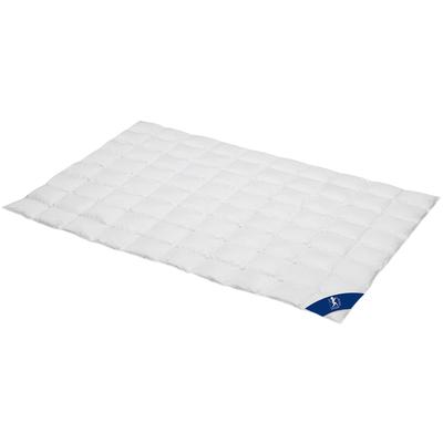 Daunenbettdecke SPESSARTTRAUM "Arosa Bettdecke min 135x200 cm & weitere Größen", weiß, B:155cm L:200cm, Bezug: 100% Baumwolle. Füllung: 90% Daunen, 10% Federn, Bettdecken, Bettdecke Winter, Sommer, Made in Germany Image