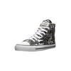 Sneaker ETHLETIC "White Cap Hi Cut", Gr. 46, schwarz-weiß (letters schwarz, just weiß), Obermaterial: 100% Baumwolle; Futter: 100% Baumwolle; Decksohle: 100% Baumwolle; Sohle: 100% Naturkautschuk, Schuhe Canvassneaker Sneaker high Sneakerboots,...