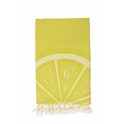 Hamamtuch WEWO FASHION "9850ST", gelb (lime), B:100cm L:180cm, Jacquard, Baumwolle, Handtücher (Packung), Hamamtuch Image