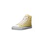 Sneaker ETHLETIC "White Cap Hi Cut", Gr. 36, gelb (watersign gelb, just weiß), Obermaterial: 100% Baumwolle; Futter: 100% Baumwolle; Decksohle: 100% Baumwolle; Sohle: 100% Naturkautschuk, Schuhe Canvassneaker Sneaker high Sneakerboots, Fairtrade...