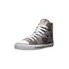 Sneaker ETHLETIC "White Cap Hi Cut", Gr. 43, grün (camou grün, just weiß), Obermaterial: 100% Baumwolle; Futter: 100% Baumwolle; Decksohle: 100% Baumwolle; Sohle: 100% Naturkautschuk, Schuhe Canvassneaker Sneaker high Sneakerboots, Fairtrade Produkt