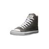 Sneaker ETHLETIC "White Cap Hi Cut", Gr. 43, grau (donkey grau, just weiß), Obermaterial: 100% Baumwolle; Futter: 100% Baumwolle; Decksohle: 100% Baumwolle; Sohle: 100% Naturkautschuk, Schuhe Canvassneaker Sneaker high Sneakerboots, Fairtrade Produkt