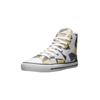Sneaker ETHLETIC "White Cap Hi Cut", Gr. 38, gelb (camou gelb, just weiß), Obermaterial: 100% Baumwolle; Futter: 100% Baumwolle; Decksohle: 100% Baumwolle; Sohle: 100% Naturkautschuk, Schuhe Canvassneaker Sneaker high Sneakerboots, Fairtrade Produkt