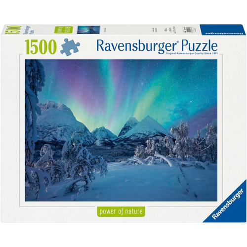 Puzzle RAVENSBURGER ""power of nature, Wenn die Nordlichter tanzen"" Puzzles bunt Kinder Made in Germany; FSC - schützt Wald weltweit