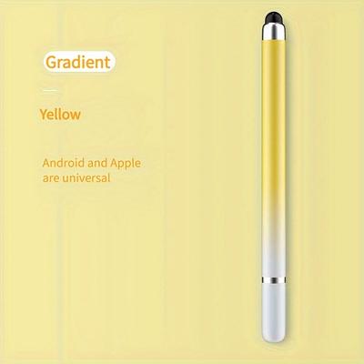 TEMU Double-headed Touch Pen - Gradient Color, Capacitive, Painting, Mobile Phone Stylus, Touch Pen Holder, Non-electronic, Uncharged, Wireless-free