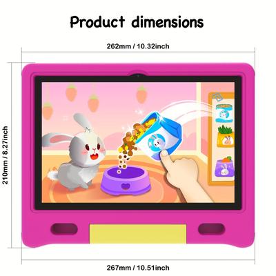 TEMU Maxsignage 10 Kids Tablet, 13, 32gb Rom 4gb , Parental , 1280*800 , Gms, Kids , Drop , Cameras, Shockproof , , Educational, Christmas, Halloween