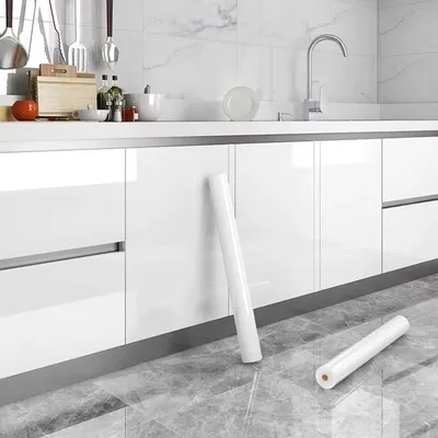 40 cm verdickte Farbe Tapete einfarbig Schrank Kleiderschrank wasserdicht selbstklebende Möbel Image
