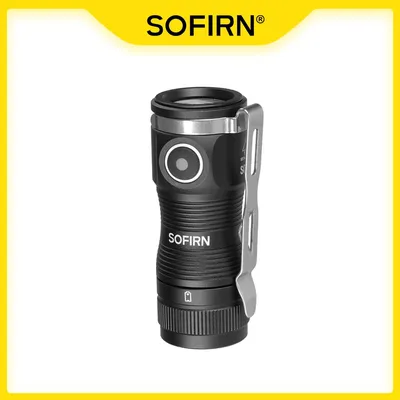 Sofirn Mini SC13A Anduril Leistungsstarke Taschenlampe 519A LED 1300 lm 18350 wiederaufladbare LED-Leuchte 95 High CRI Taschenlampe mit Magnet