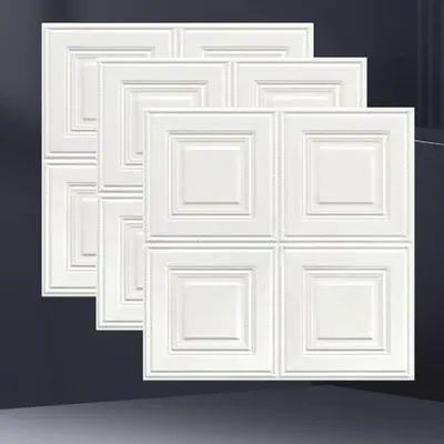 5-10PCS 35x35cm Raumdekoration Decke Wasserdichte Wandaufkleber 5mm 3d Tapete Selbstklebende Image