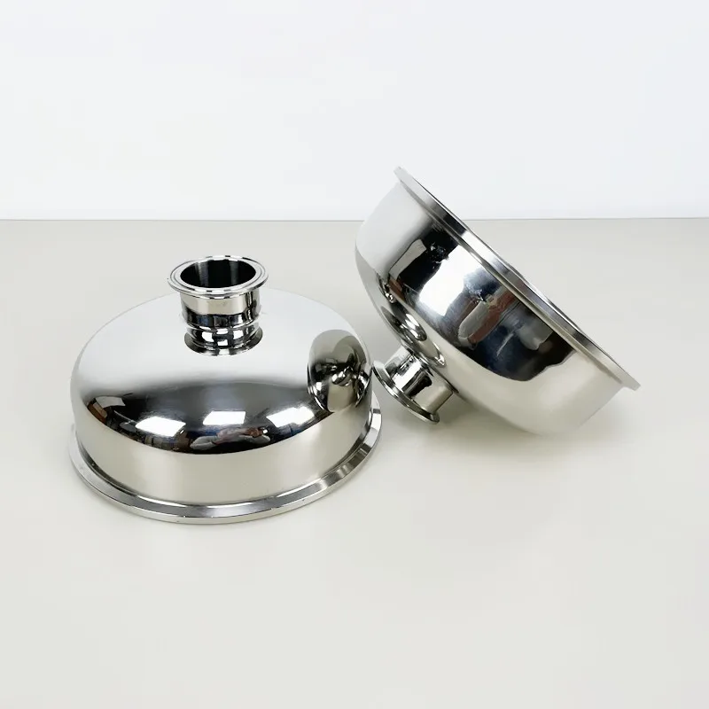 Reduzierstück 6"(154mm)OD166,7 x 2"(51mm)OD64, konzentrische Sanitär-Tri-Clamp-Rohrverschraubung SS 304 Image