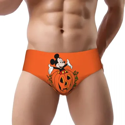 Benutzerdefinierte Herren Minnie Mickey Mouse Männer kurze Höschen männlich weiche Donald Duck Kürbiskuchen Unterwäsche Unterhose Image
