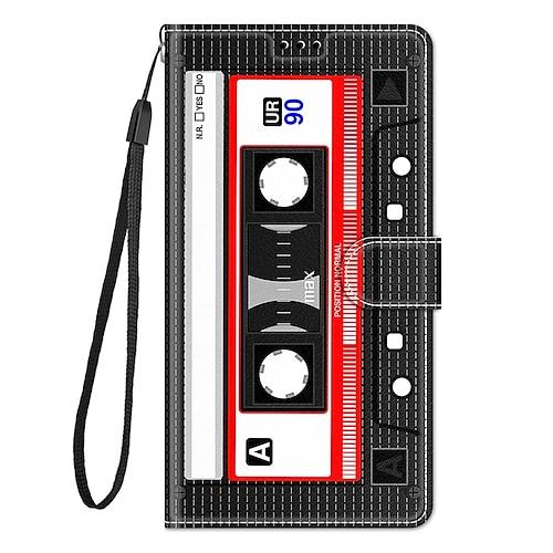 téléphone Coque Pour S25 S23 Ultra Plus S22 Plus Ultra S21 FE A14 A54 A73 A53 A33 A13 Coque Arrière avec Support Avec Dragonne Emplacement Carte Rétro TPU faux cuir