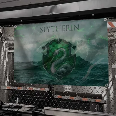 Custom Flags for Rooms Flag Pride Home Outdoor Decorations Slytherin Penetration Home Decor Items