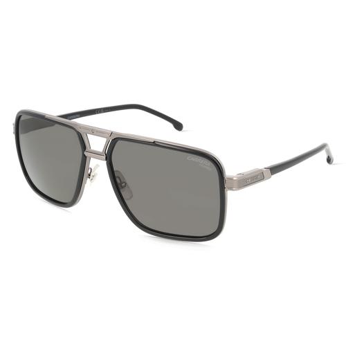 Carrera 207560 Herren-Sonnenbrille Vollrand Eckig Metall-Gestell, schwarz