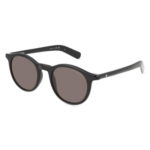 Montblanc MB0353S Herren-Sonnenbrille Vollrand Panto Acetat-Gestell, schwarz