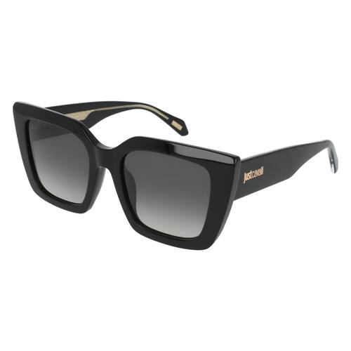 Just Cavalli SJC099 Damen-Sonnenbrille Vollrand Eckig Acetat-Gestell, schwarz