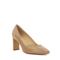 Dune London Womens Ladies Arriving - High Block Heel Court Shoes - Beige - Size UK 6 | Dune London Sale | Discount Designer Brands