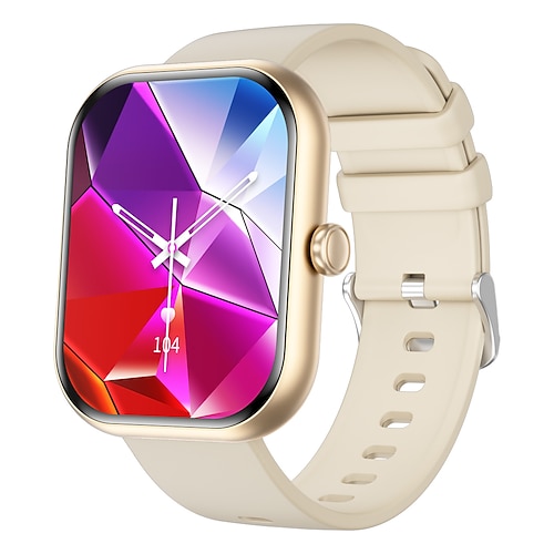 696 ZW65 Smartwatch 2.01 Zoll Smart-Armband Bluetooth Schrittzähler Anruferinnerung Schlaf-Tracker Kompatibel mit Android iOS Damen Herren Freisprechanlage Nachrichterinnerung Benutzerdefiniertes Image