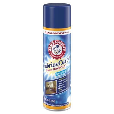 Arm & Hammer Fabric and Carpet Foam Deodorizer, Fresh Scent, 15 oz Aerosol Spray, 8/Carton (CDC3320000514CT) Case of 8 Arm & Hammer™ Air Fresheners &