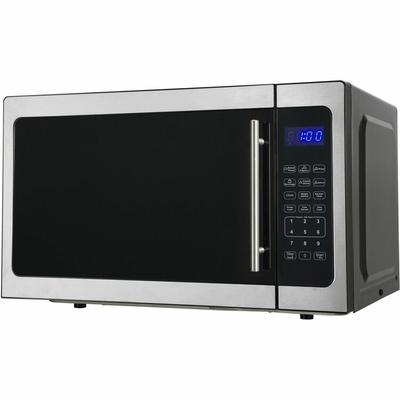 Avanti Microwave Oven, 1.5 ft³ Capacity, Microwave, 10 Power Levels, 1000 W Microwave Power, FuseStainless Steel, Silver (AVAMT150V3S) Each