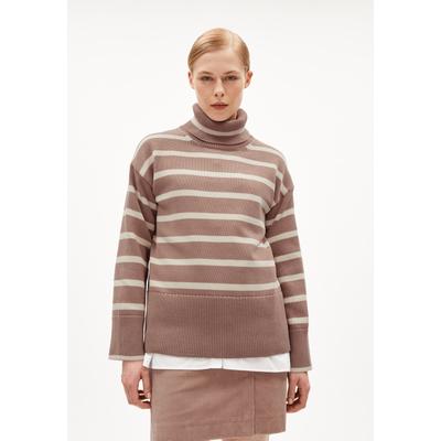 CHANAA STRIPES - Frauen Loose Fit Strickpullover - mehrfarbig (Größe: M)