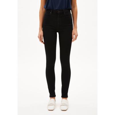 INGAA - Frauen Skinny Fit Jeans - schwarz (Größe: 28/32)