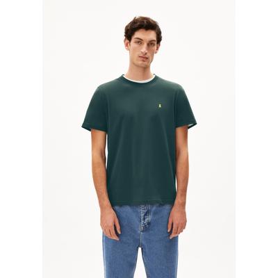 LAARON - Männer Relaxed Fit T-Shirt - grün (Größe: M)