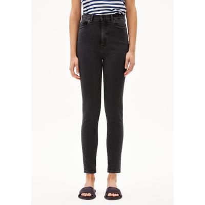 INGAA - Frauen Skinny Fit Jeans - schwarz (Größe: 31/30)