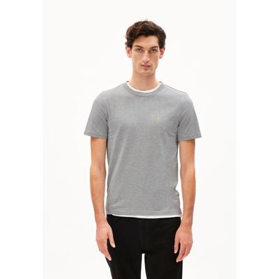 JAAMES CLASSIC - Männer Regular Fit T-Shirt - grau (Größe: L)