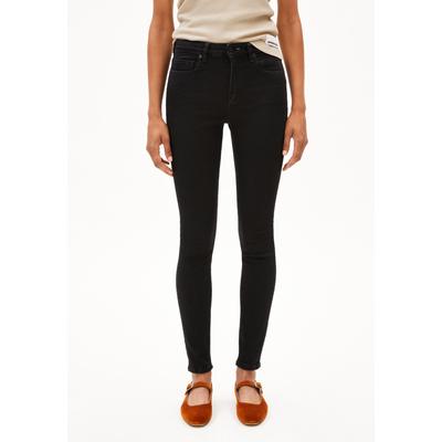 TILLAA - Frauen Skinny Fit Jeans - schwarz (Größe: 27/28)