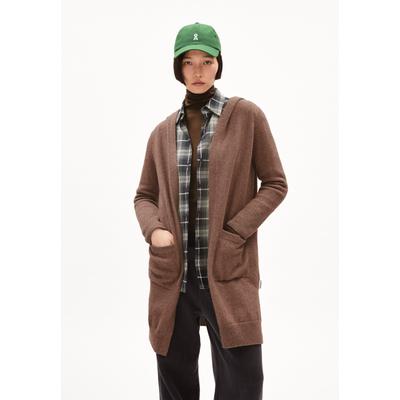 WARMAA | Strickjacke Relaxed Fit aus Bio-Woll Mix - beige (M) Image