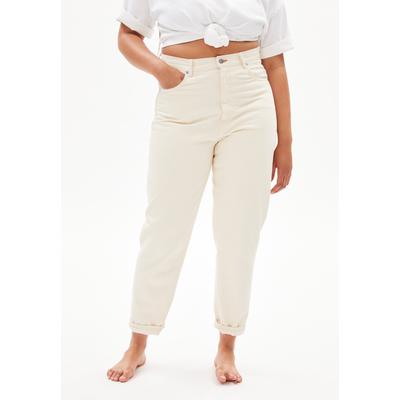 MAIRAA UNDYED - Frauen Mom Fit Jeans - beige (Größe: 27/32) Image