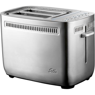 SOLIS OF SWITZERLAND 2-in-1-Toaster "Sandwich Toaster (Typ 8003)", silber, B:21cm H:18cm T:29cm, Toaster, 2 in 1 Toaster und Sandwichmaker Image