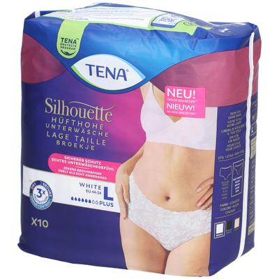 Tena Silhouette Plus L white Inkontinenz Pants 10 St Inkontinenzslip Image