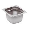 Bartscher - Bac Gastronorme gn 1/6 - 1,6 l - p 100 mm - Argent / Inox