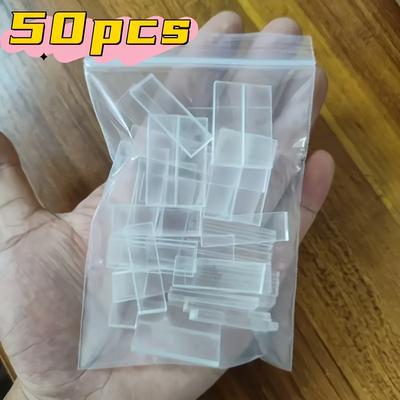 TEMU 50/100pcs Outdoor Emergency Set, Ignition Glass, Smokeless And Odorless, Starter For Solid Fuel, Very Suitable For Camping, Hiking And Wilderness Survival Image