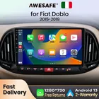 AWESAFE Wireless CarPlay per Apple Android 13 Auto Radio per Fiat Doblo 2015 2016 2017 2018 2019
