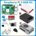 Raspberry Pi 5 Modello Pi5 2 GB/4 GB/8 GB RAM Opzione KIt Alimentazione 27 W + Custodia + Scheda 64 GB + Lettore di schede + Scheda RTC