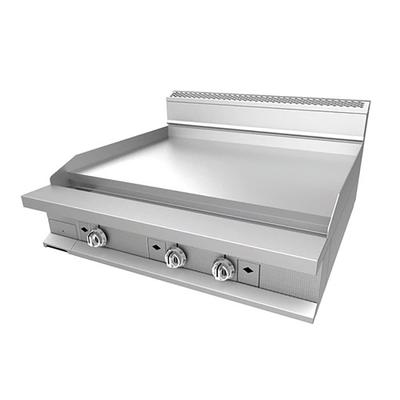 Hestan HTG36 NG 36" Gas Commercial Griddle w/ Thermostatic Controls - 1" Steel Plate, Natural Gas, Stainless Steel, Gas Type: NG