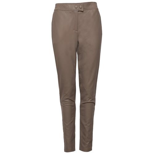 Maze Lederhose Damen taupe, S