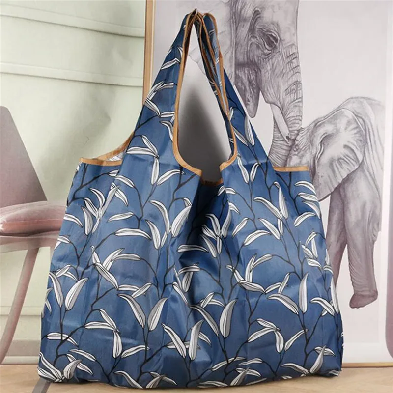 Mode grand épais Oxford grand fourre-tout écologique réutilisable Portable épaule femmes sacs à main pochette pliante sac à provisions pliable