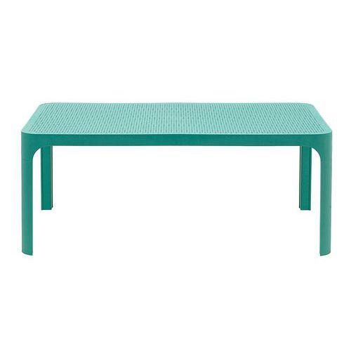Table Basse Net Polypropylène Turquoise - Stamp