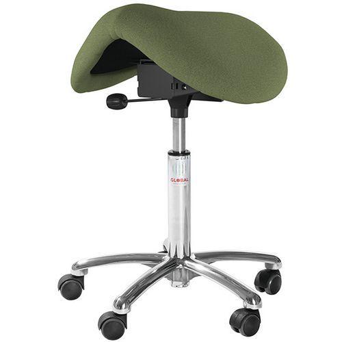 Siège Dalton Easy Seat - Tissu Cura - Bas - Vert/jaune - Global Professional Seating