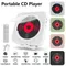 Portable CD Player A-B Repeat Bluetooth Speaker Stereo Music CD Player FM Radio Wall Mounted Music