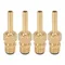 4Pcs Direct Jet Copper Water Fountain Nozzle, Single Nozzle Pond Fountain Head, Fountain Parts Heads