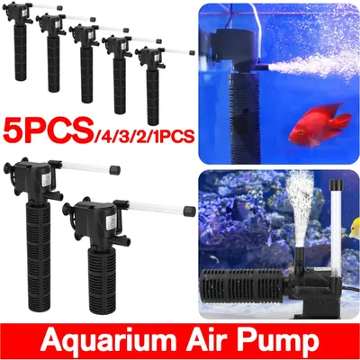 1-5PCS Aquarium Internal Filter Mini Silent Waterproof Aquarium Water Purifier Aquarium Air Pump